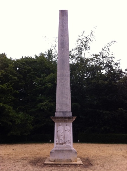 Roman stele, copy. Stone carver Gary Churchman.