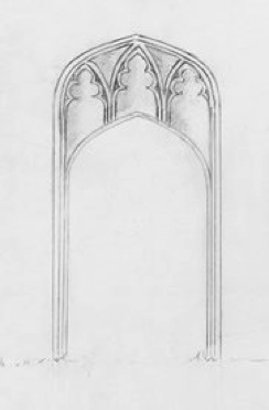 Design of memorial by stone carver and letter cutter, Gary Churchman